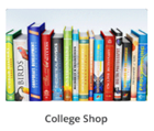 Picture2 - Pay Invoice - College Shop Text on image WisePay - College Shop the image also shows books.