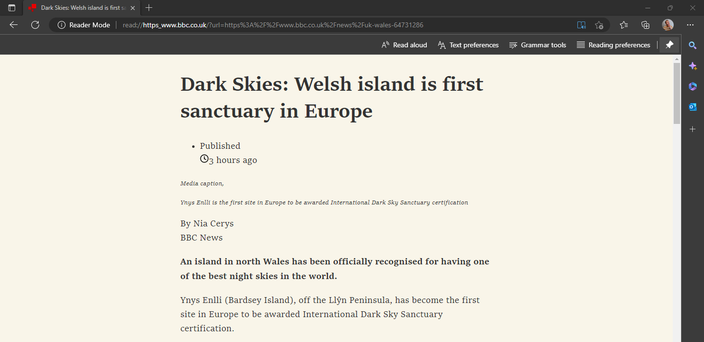 Edgereader Modfe Read Aloud and Immersive Reader in the Edge Browser – Helpdesk