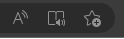 Read Aloud - Immersive Reader Edge button Read Aloud and Immersive Reader buttons in Edge button address bar