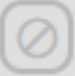 Icon showing it's not possible to renew an item